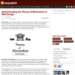 Understanding the Theory of Minimalism in Web Design