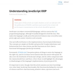 Understanding JavaScript OOP - Quils in Space