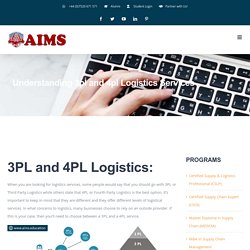 Understanding 3PL Logistics and 4PL Logistics