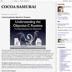 Understanding the Objective-C Runtime