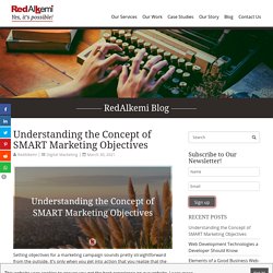 Understanding the Concept of SMART Marketing Objectives - RedAlkemi