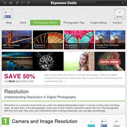 Understanding Resolution in Digital Photography