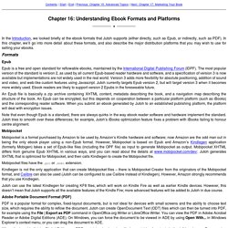 Chapter 16: Understanding Ebook Formats and Platforms