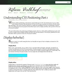 Understanding CSS Positioning part 1