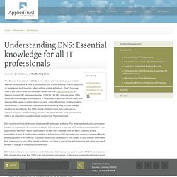 Understanding DNS: Essential Knowledge for IT Professionals