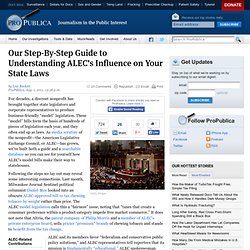 Our Step-By-Step Guide to Understanding ALEC’s Influence on Your State Laws