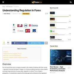 Understanding Regulation In Forex