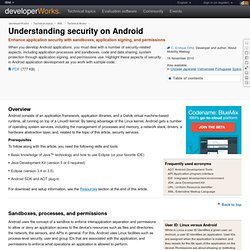 Understanding security on Android