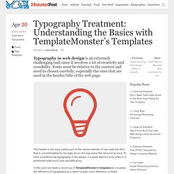 Typography Treatment: Understanding the Basics with TemplateMonster’s Templates