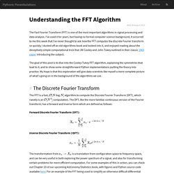 Understanding the FFT Algorithm