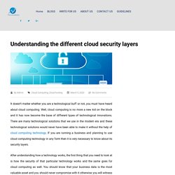 Understanding the different cloud security layers