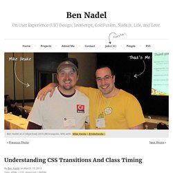 Understanding CSS Transitions And Class Timing