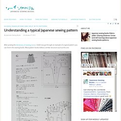 Understanding a typical Japanese sewing pattern » Japanese Sewing, Pattern, Craft Books and Fabrics