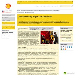 Understanding Tight and Shale Gas - United States