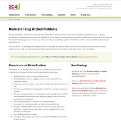 Understanding Wicked Problems (AC4D)