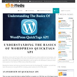 N-Media Understanding the Basics of WordPress QuickTags API - N-Media