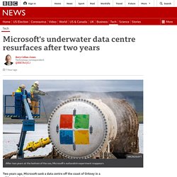 Microsoft's underwater data centre resurfaces after two years