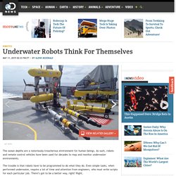 Underwater Robots Think For Themselves