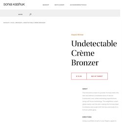 Undetectable Crème Bronzer › Sonia Kashuk