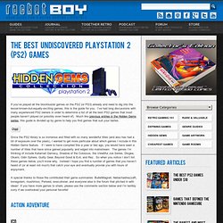 The Best Undiscovered Playstation 2 (PS2) Games