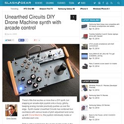 DIY Drone Machine synth with arcade control