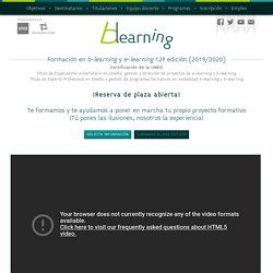 UNED B-learning - Formación en b-learning y e-learning