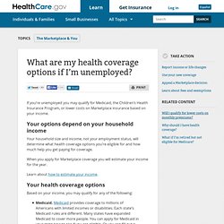 Unemployed Health Insurance and Coverage Options