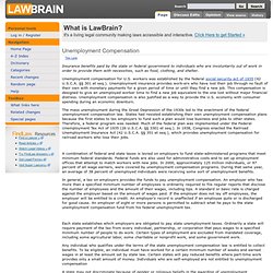 Unemployment Compensation - lawbrain.com