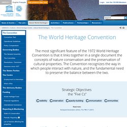 UNESCO World Heritage Centre - The World Heritage Convention