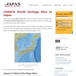 UNESCO World Heritage Sites in Japan