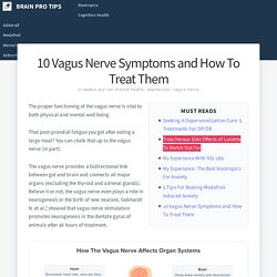 Unexpected Symptoms of Vagus Nerve Dysfunction