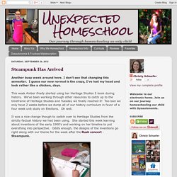 Unexpected Homeschool: September 2012