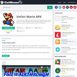 Unfair Mario APK - Best free online APK file download site
