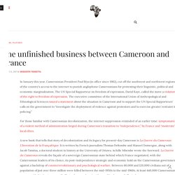 The unfinished business between Cameroon and France
