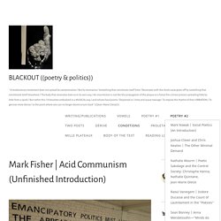 Acid Communism (Unfinished Introduction) – BLACKOUT
