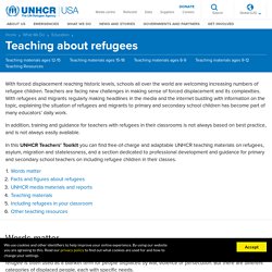 UNHCR - Teaching about refugees