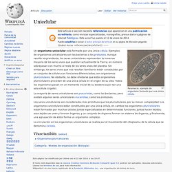 Unicelular