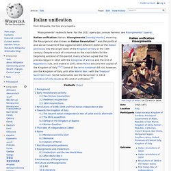Italian unification