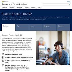 System Center: Service Manager