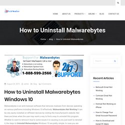 How to Uninstall Malwarebytes