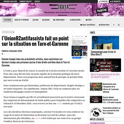 l'Union82antifasciste fait un point sur la situation en Tarn-et-Garonne