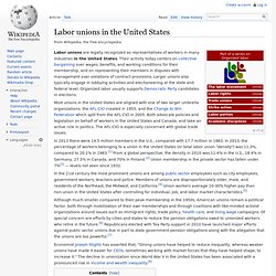 Labor unions in the United States