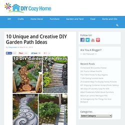 10 Unique and Creative DIY Garden Path Ideas
