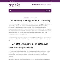 Top 10+ Unique Things to do in Gatlinburg - TripExel