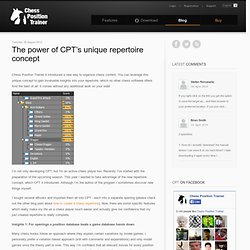 The power of CPT’s unique repertoire concept