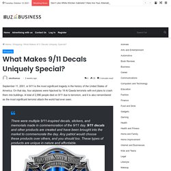 What Makes 9/11 Decals Uniquely Special? - Buz Business