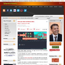 Unire più video con Movavi editor
