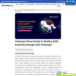 Build a Decentralized Exchange (DEX) Like Uniswap