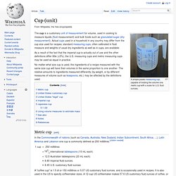 Cup (unit)