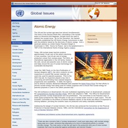 United Nations Global Issues and Nuclear Power
